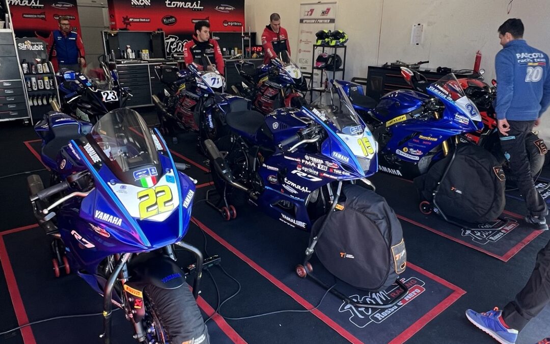 Test positivo a Misano per i piloti della Yamaha R7 Cup