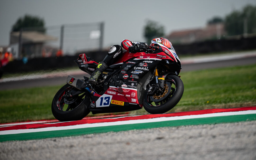 Mattia Rato conclude la sua prima gara in Supersport