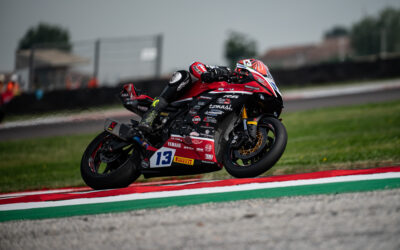 Mattia Rato conclude la sua prima gara in Supersport