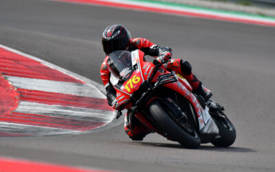 Team Rosso e Nero con Fabio Zamboni a Vallelunga.